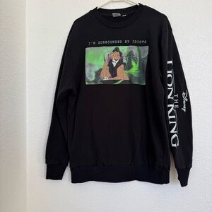 Disney Black Lion King Crewneck Sweater